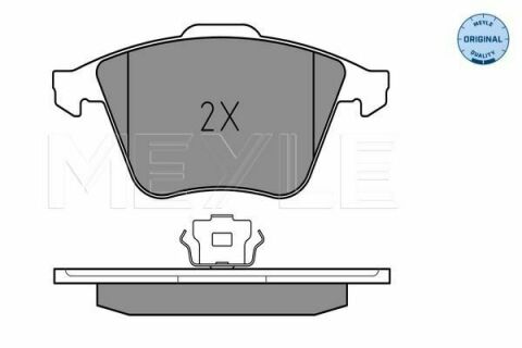 Колодки гальмівні (передні) Audi A3/Seat Leon/Skoda SuperB/VW Golf/Passat 03-15