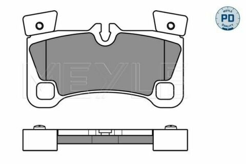 Колодки гальмівні (задні) Audi Q7/ Porsche Cayenne/ VW Touareg 04-10