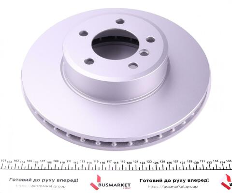 Диск тормозной (передний) BMW 5 (E60/E61)/6 (E63) 03- (324x30)