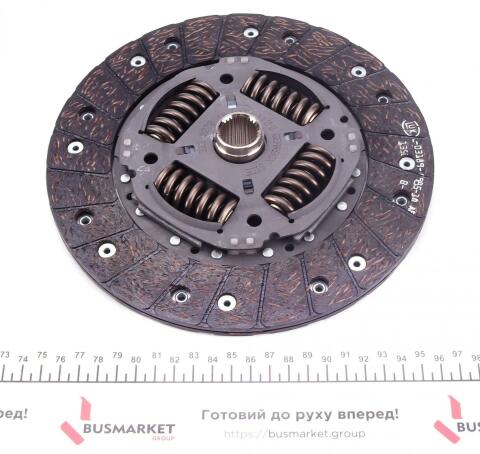 Диск сцепления VW T4 2.4D/Syncro 90-98, 57kw (AAB), (d=228mm)