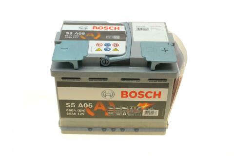 Акумуляторна батарея 60Ah/680A (242x175x190/+R/B13) (Start-Stop AGM)