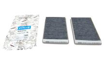 Фільтр салону BMW 5 (E60) 3.0D 01- (вугільний) (к-кт 2 шт.)