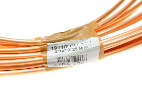 Трубка гальмівна 25.00m (3/16'') Copper/Medna (4.75mm)