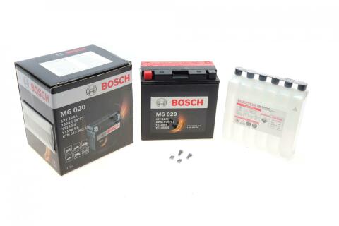 Аккумуляторная батарея 12Ah/190A (152x70x150/L+) (AGM) (мото) заменена 0986FA1320