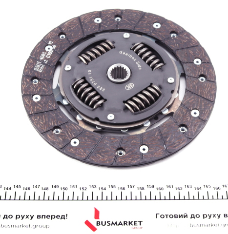 Комплект сцепления Peugeot Partner 1.6i 10-(d=230mm) (+выжимной)