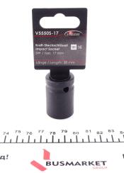 Головка ударная HEX (1/2", 17mm) короткая Головка ударная HEX (1/2", 17mm) короткая