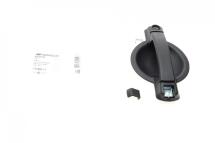 Ручка двери (передней/снаружи) (L) Fiat Doblo 01- (без сердцевины)