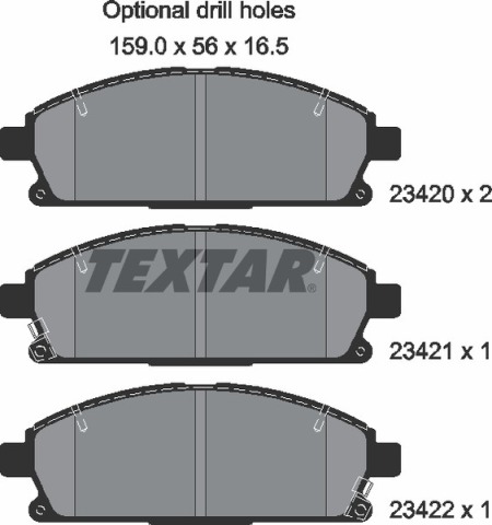 Колодки гальмівні (передні) Nissan X-Trail 01-13/Pathfinder 95-05 (Nissin)
