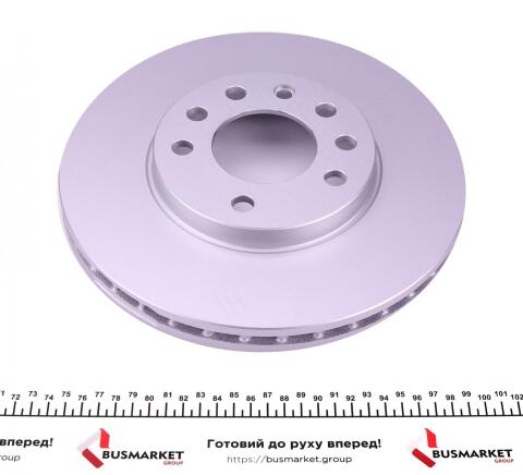 Диск тормозной (передний) Opel Combo 01-11/Astra 98-/Zafira/Meriva 99-15 (280x24.9) (с покр.) (вент)