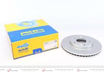 Диск гальмівний (передній) Kia Carens 05- (280x26) (з покриттям) (вентильований)