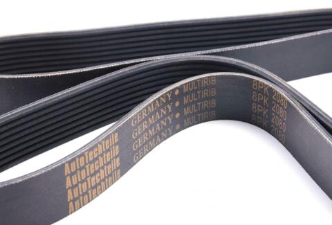 Ремінь генератора MB Vario OM904 (+AC) (8PK2080) (9937)