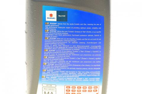 Моторна олива SUZUKI Ecstar MC Advanced 10W-40, 1 літр