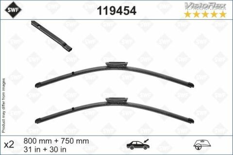 Щітки склоочисника (800/750mm) Citroen C4/Picasso 06-