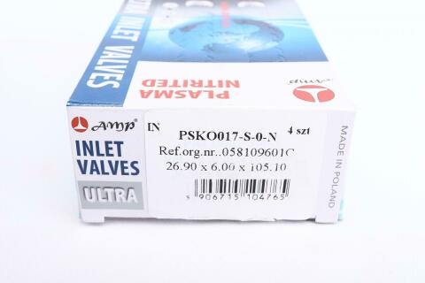 Клапан (впуск) Skoda Octavia I/Superb 1,8T 96-10 (26.9x6x105.1) (азотовані)