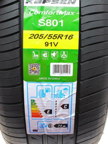 Шина ComfortMax S801 205/55 R16 91V (літня) Rim Protector