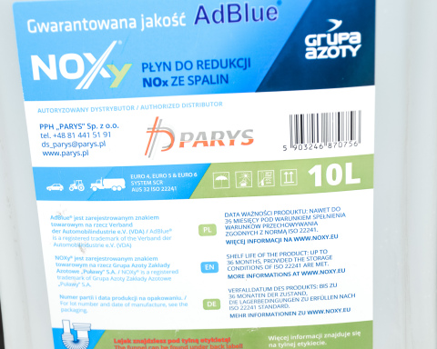 Рідина для нейтралізації вихлопних газів AdBlue (сечовина) 10L