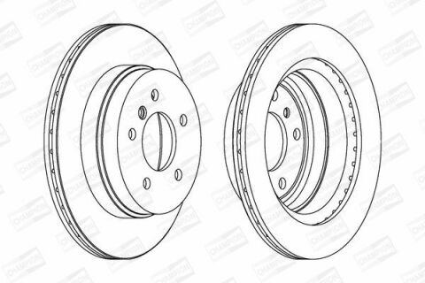 Диск тормозной задний 1 E81/87,3 E90,X1 E84 05- BMW