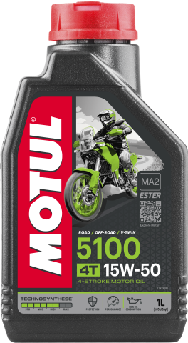 Моторное масло MOTUL 5100 4T 15W-50, 1 литр