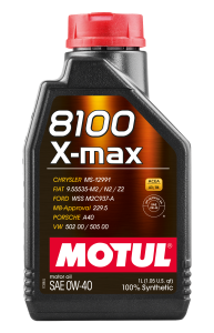 Моторна олива MOTUL 8100 X-max 0W-40, 1 літр