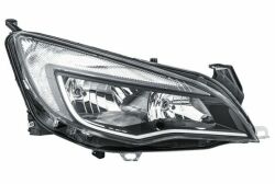 Фара основная галогенная с моторчиком, H7/H7 W21/5W права Opel Astra J 12–