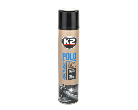 Полироль для пластика K2 Polo Cockpit Spray (Зеленое яблоко), 300мл