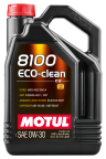 Моторна олива MOTUL ECO-Clean 8100 0W-30, 5 літрів