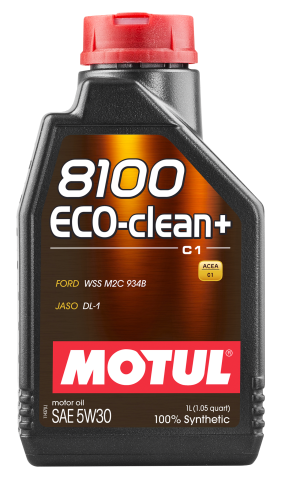 Моторное масло MOTUL ECO-clean+ 8100 5W-30, 1 литр