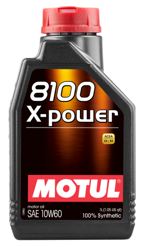 Моторное масло Motul 8100 X-Power 10W-60, 1 литр