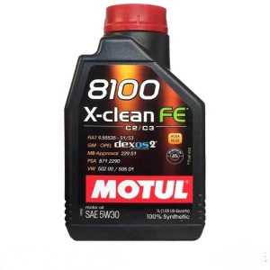 Моторное масло Motul 8100 X-clean FE 5W-30, 1 литр