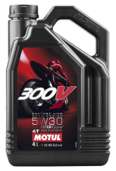 Моторное масло Motul 300V 4T Factory Line Road Racing 5W-40, 4 литра Моторное масло Motul 300V 4T Factory Line Road Racing 5W-40, 4 литра