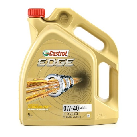 Моторна олива CASTROL EDGE 0W-40 А3/В4, 5 літрів