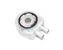 Оливний охолоджувач 47mm (теплообмінник) (на дві трубки) Renault Kangoo 1.9dCi / 1.9dTi + 1.9dCi / 1.9dCi 