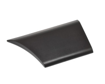 Молдинг кузова Renault Master III + Opel Movano B 10-> (нижній, чорний) остання частина після задньої арки, L, ліва (коротка/середня база)