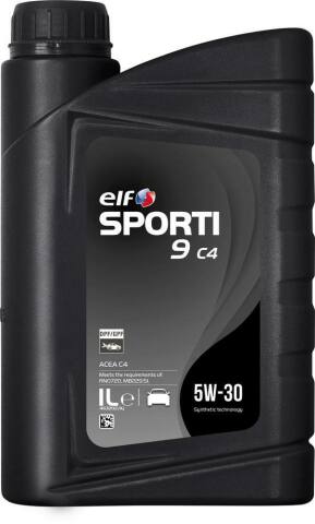 Моторное масло ELF SPORTI 9 C4 5W-30, 1 литр