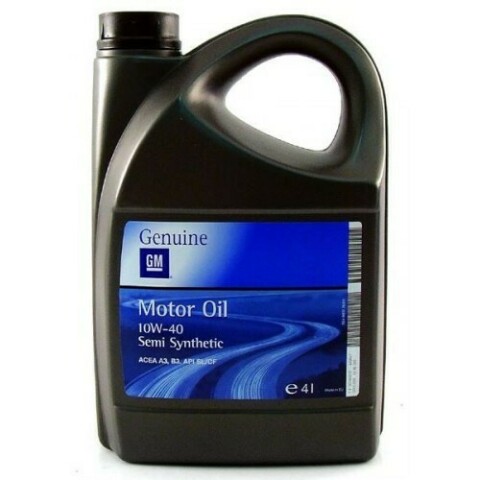 Моторна олива GENERAL MOTORS Semi Synthetic 10W-40, 4 літри