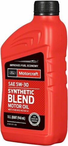 Моторна олива Ford Motorcraft Synthetic Blend Motor Oil 5W-30, 0,946 літра Моторна олива Ford Motorcraft Synthetic Blend Motor Oil 5W-30, 0,946 літра