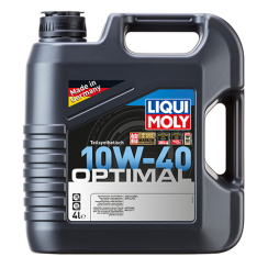 Моторное масло LIQUI MOLY Optimal 10W-40, 4 литра