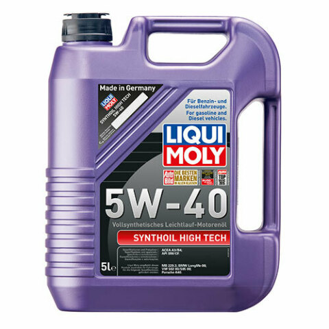 Моторное масло LM SYNTHOIL HIGH TECH 5W-40, 5 литров