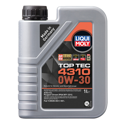 Моторное масло LM TOP TEC 4310 0W-30, 1 литр