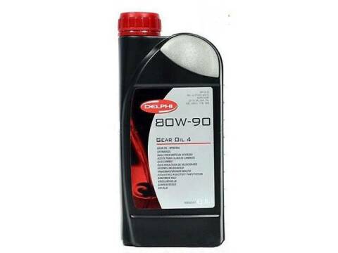 Олива трансмісійна 80W90 Delphi Gear Oil 4 (1L) (GL5/MIL-L-2105D/MAN 342 M-2/Volvo 1273.10)