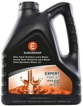 Моторное масло EUROREPAR EXPERT 10W-40, 5 литров