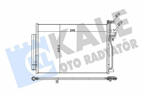 Радиатор кондиционера antara,chevrolet antara