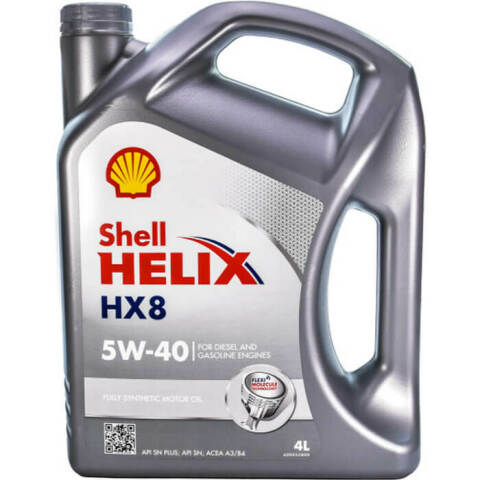 Моторное масло Shell Helix HX8 Synthetic 5W-40, 4 литра