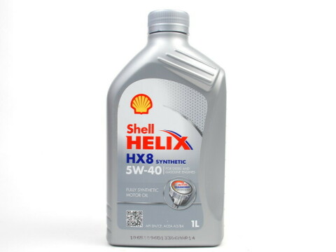 Моторна олива Shell Helix HX8 Synthetic 5W-40, 1 літр