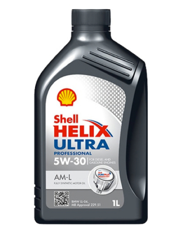 Моторное масло SHELL 5W30 Helix Ultra Professional AM-L, 1 литр