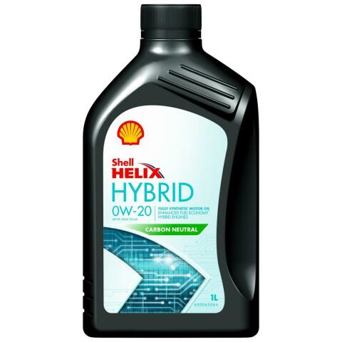Моторное масло Shell Helix Ultra Hybrid 0W-20, 1 литр