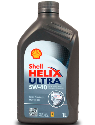 Моторное масло SHELL Helix Ultra 5W-40, 1 литр