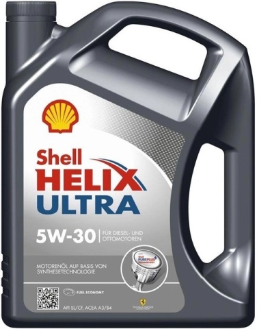 Моторна олива Shell Helix Ultra ECT C3 5W-30, 4 літри