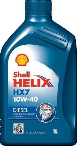 Моторное масло SHELL Helix HX7 Diesel 10W-40, 1 литр