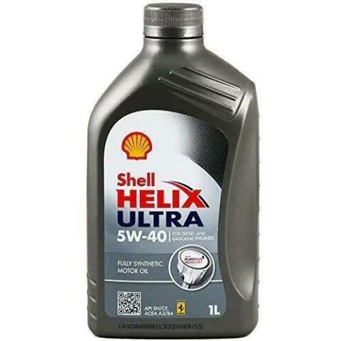 Моторное масло SHELL Helix Ultra 5W-40, 1 литр